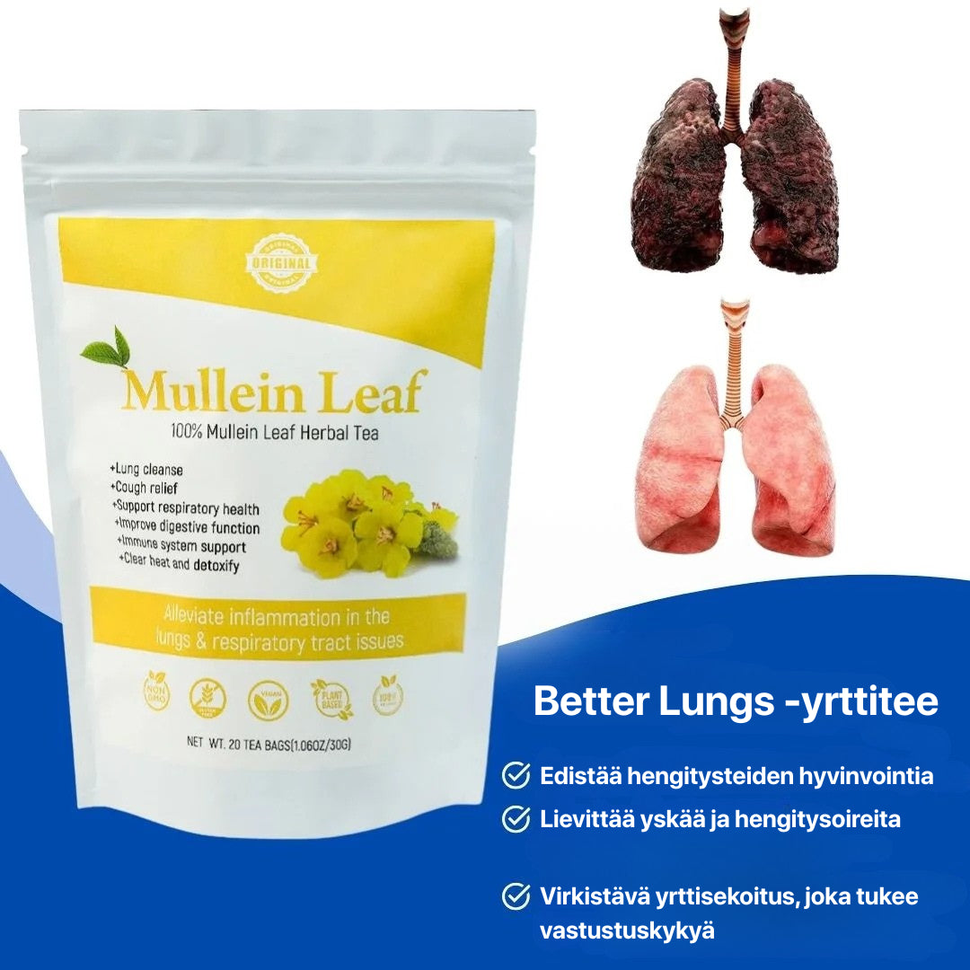 Nordicbewell™ poistaa jopa 99 % keuhkojen epäpuhtauksista jo ensimmäisen käyttöviikon aikana.